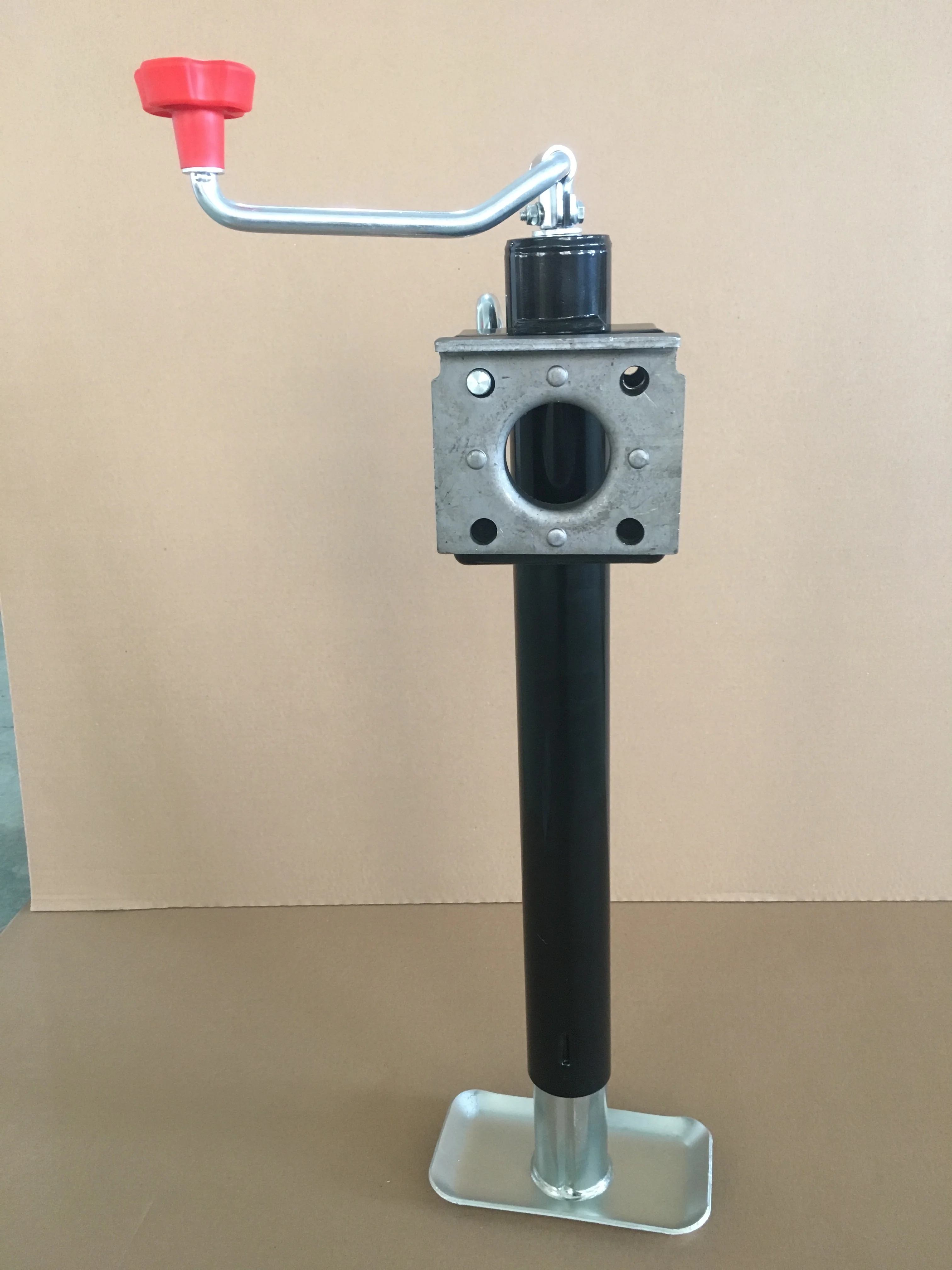 High Quality 2000lbs High-rise Mechanical Screw Jack with Flange