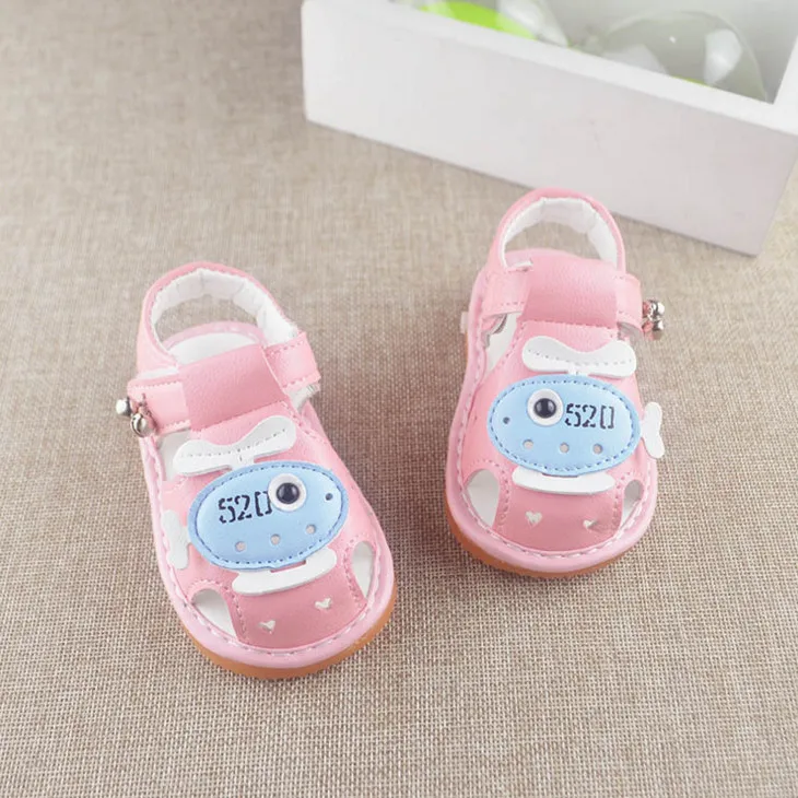 2019 new soft bottom Baotou called shoes baby non-slip toddler shoes summer anti-slip prewalker