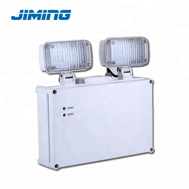 Made by JIMING High-brightness LED wall-mounted white double head emergency wall light