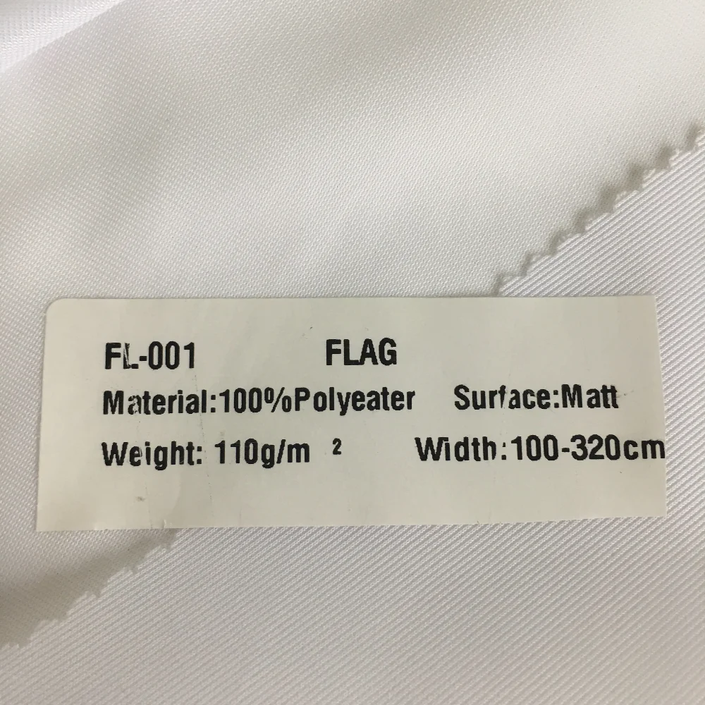 
Free Sample Sublimation Fabric In White Polyester Fabric 110GSM 