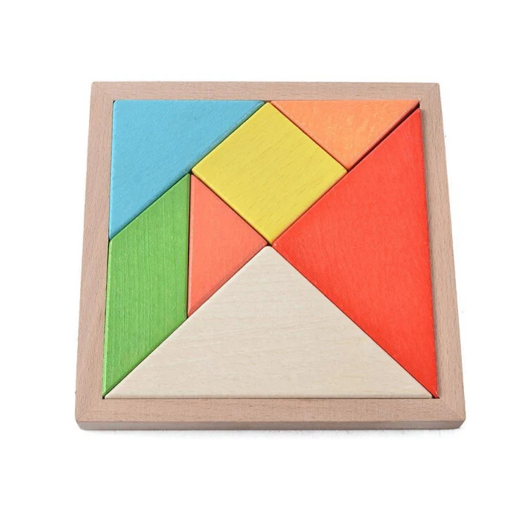 
High Quality Kids Wooden Tangram Puzzle 