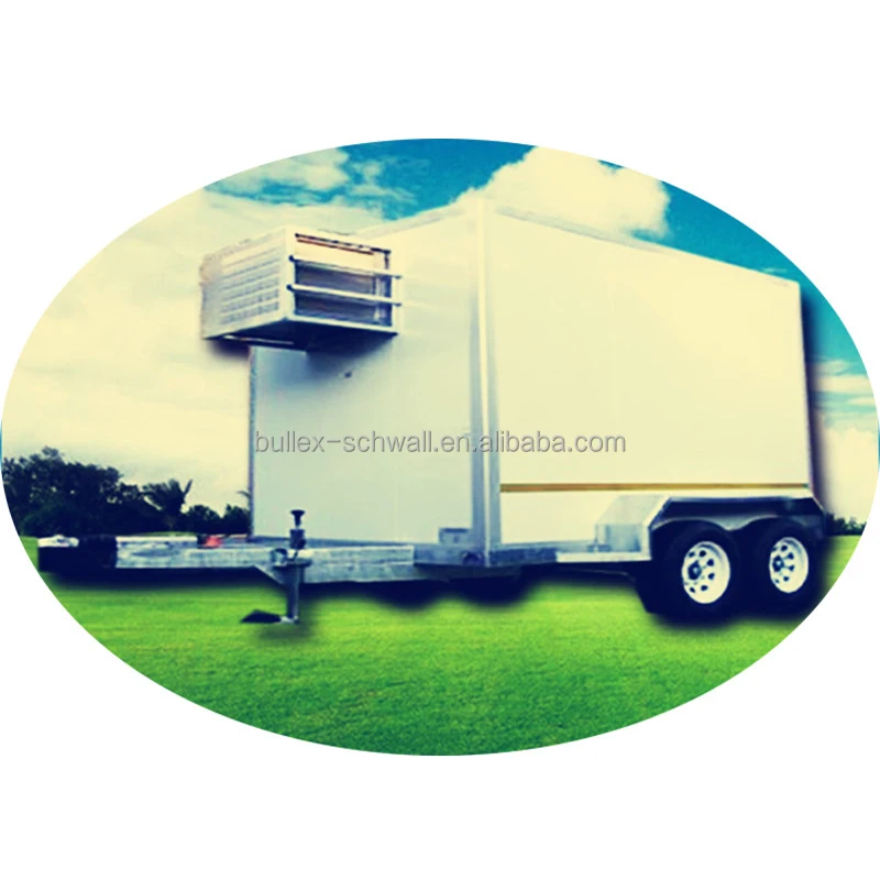 Mobile Refrigeration Cold Room Mobile Cold Room For Sale ISO9001 Fiberglass Sandwich Stainless Steel
