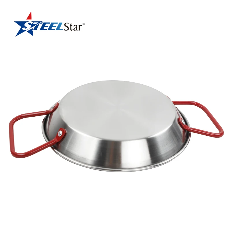 
China Manufacture Stainless Steel paella pan Stainless steel paella seafood pan 
