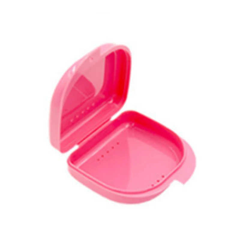 Teeth Whitening Tray Keeper Dental Aligner Case Orthodontic Retainer Case with Vent Holes