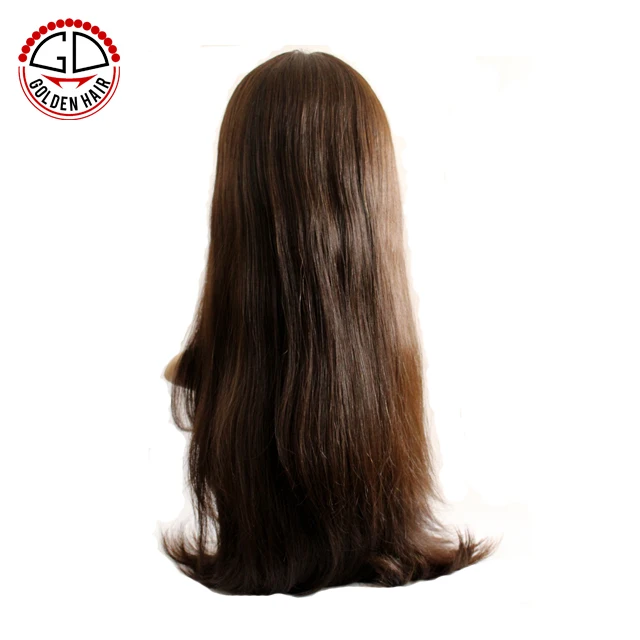 
Shedding Free Soft Texture Russian Hair Kosher Wig With Silk Top 