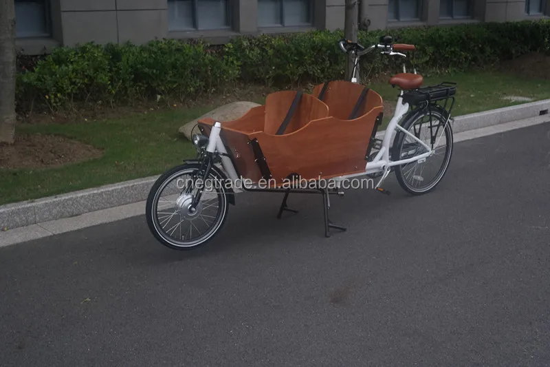 Family electric adult cargo bike carry kids/Mother used cargo tricycle/bicycle