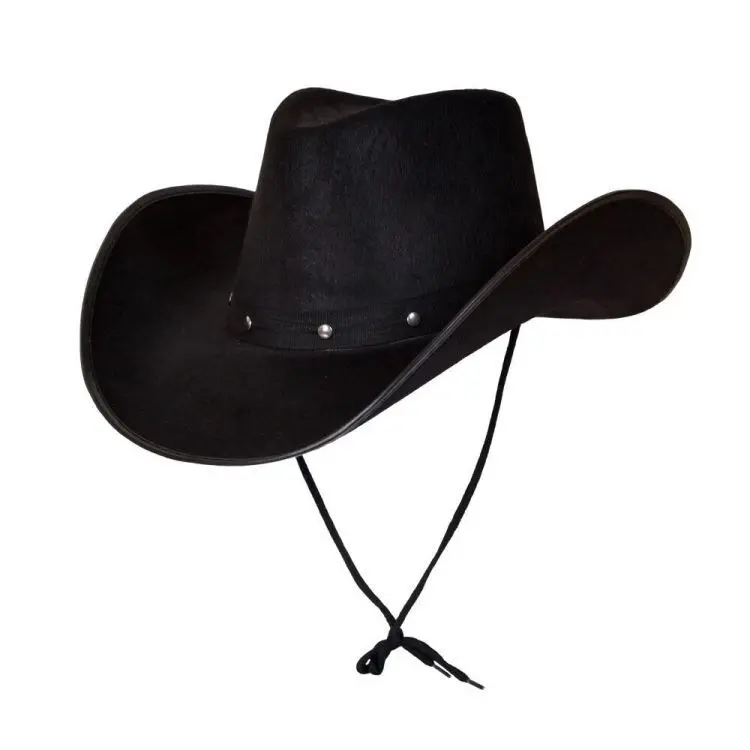 Cowboy Hat Fancy Dress Mens Ladies Wild West Western Cap Felt Hat