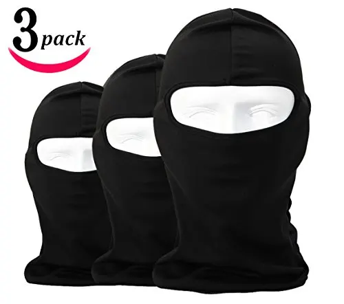 Зимние теплые ветрозащитные флисовые маски Sinland на все лицо для лыж снега