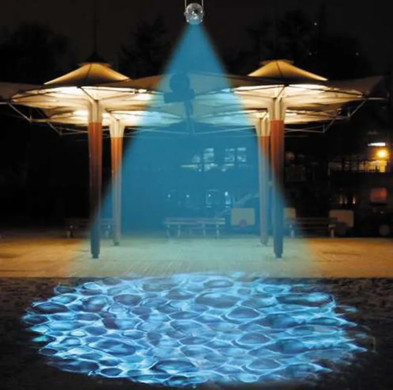 Многоцветная динамическая уличная Ландшафтная лампа с эффектом морской волны, сценическое освещение