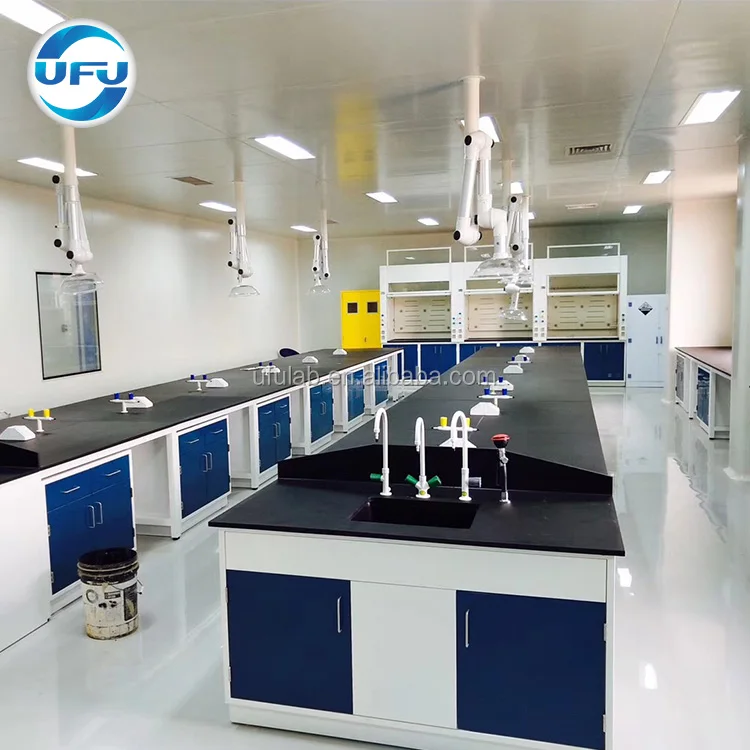 Chemical Resist Lab Work bench for Workshop with PP Sink