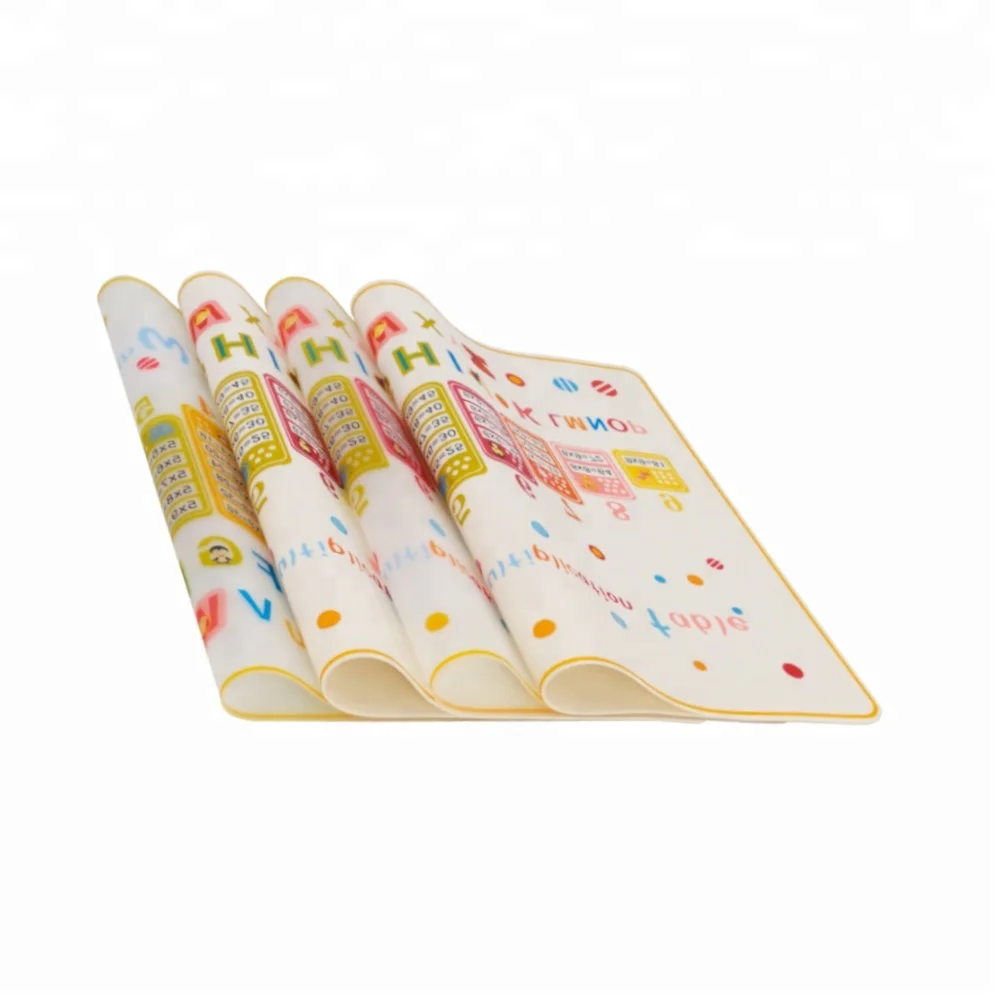 Fashion Heat Resistant Waterproof Silicone Kid Learning Placemat Custom Ironing Placemat