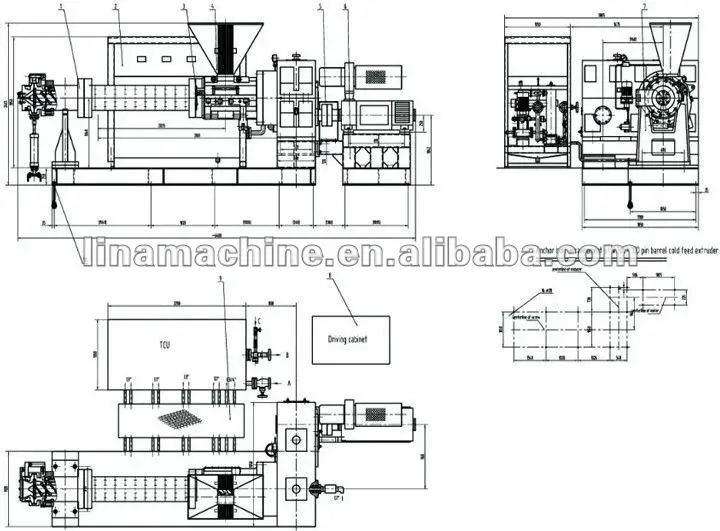 Ethylene Rubber Extruder Machine with Ethylene Propylene Copolymer