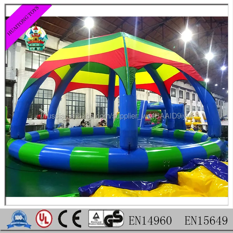 
 2016 Новый дизайн надувной бассейн купола надувные портативный бассейн для детей  