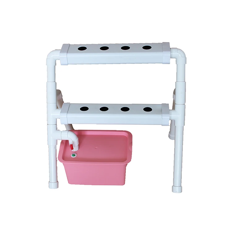 
8 holes Vertical Planting small Hydroponic Growing System home garden 
