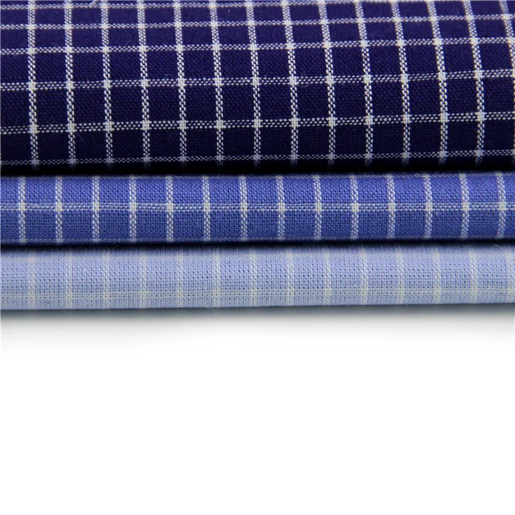 wholesale cotton linen plaid shirting fabric