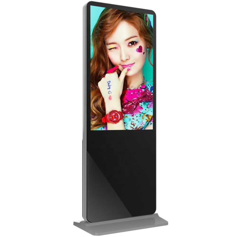 55inch Free Stand All In One Pc Android Information Interactive Display Touch Screen Advertising Kiosk