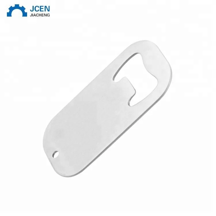 Custom stainless steel brush round bottle opener