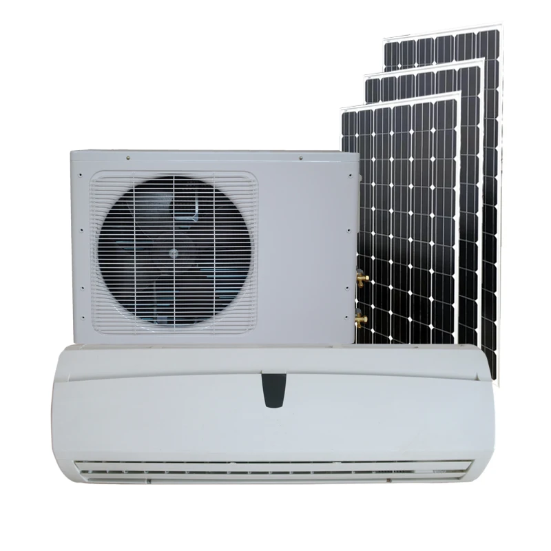AC DC Dual Power Solar absorption Hybrid Air Conditioner wholesale 9000 18000 24000 Btu with best price