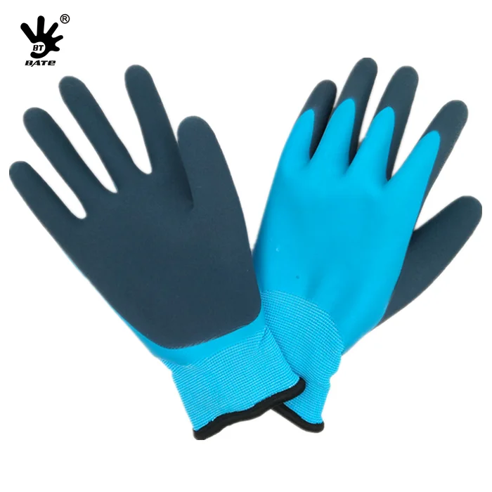 Winter Keep Warm double Rubber Coated Gloves