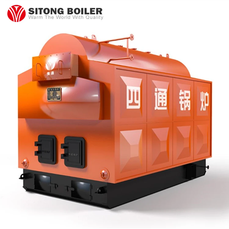 With Operation Manual Industrial Coal Fired Steam Hand Boiler with Economizer 1th 4 ton/hr  6ton/hr 10ton/h