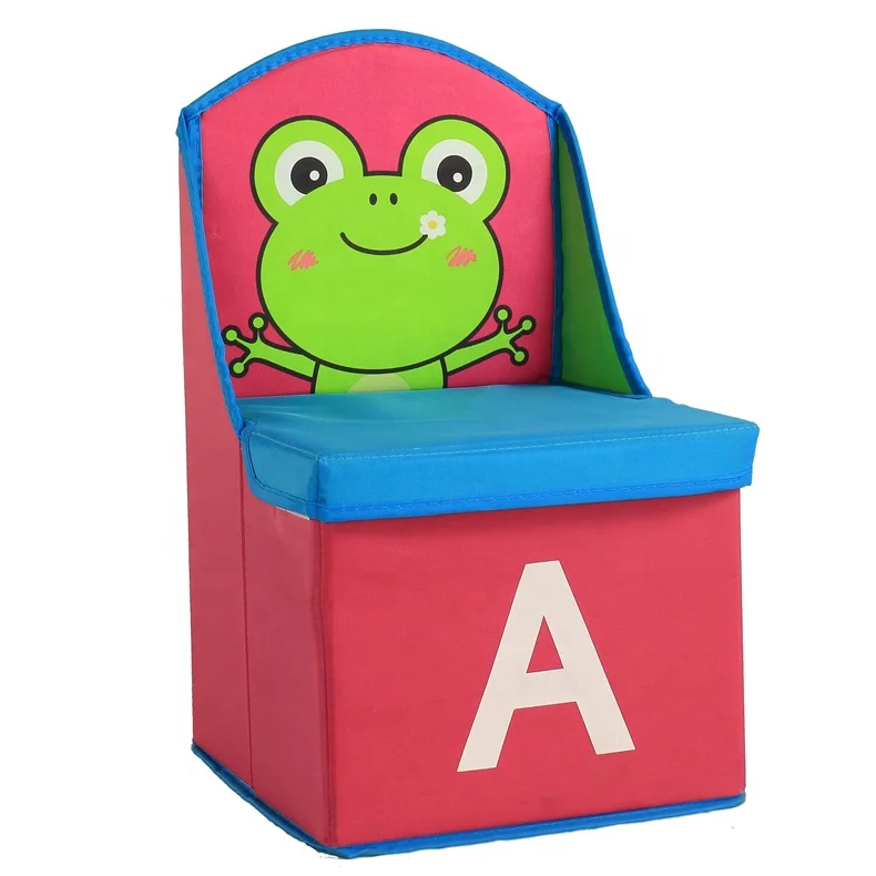 
Alphabet Kids fabric Foldable Box Storage Stool 