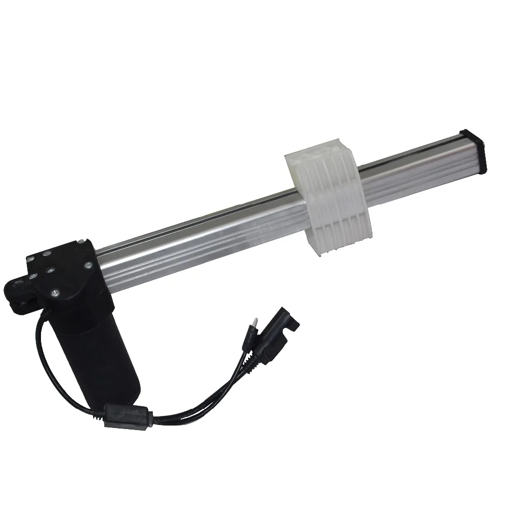Waterproof 24v track linear actuator in DC motor gear motor