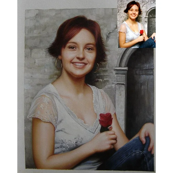 Portrait Oil Painting from Photo