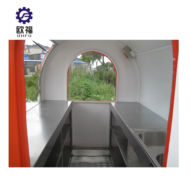 fast breakfast food carts mobile kitchen trailer/coffee hamburgers cart for sale