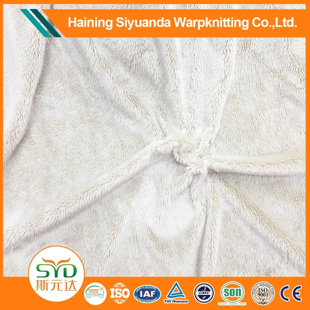 Высокое качество Нового стиля лучший белый мех искусственного пушистые ткани