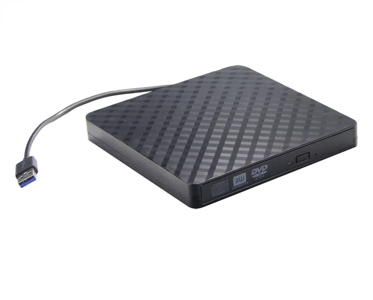  External DVD CD Drive USB 3.0 Portable ODD caddy High Speed Data Transfer RW Writer Burner Rewriter CD-ROM for
