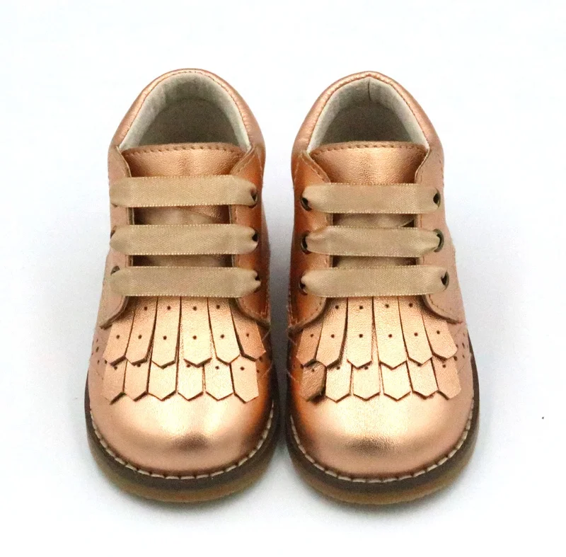 Детские кожаные ботинки с жесткой подошвой, детские кроссовки, школьная обувь для мальчиков и девочек