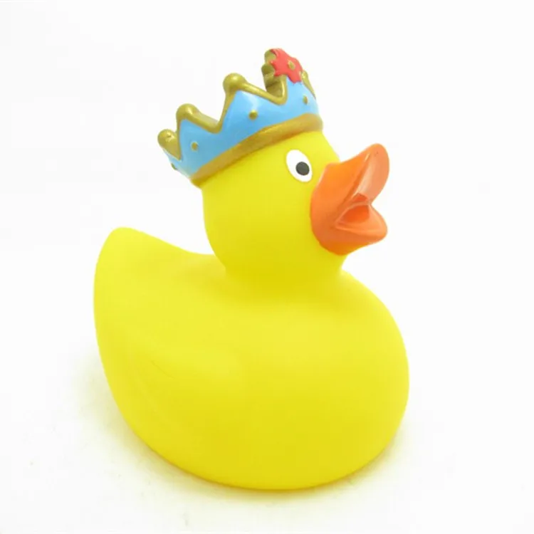 Custom vinyl toys manufacturer king and queen rubber duck vinyl toy duck decoy
