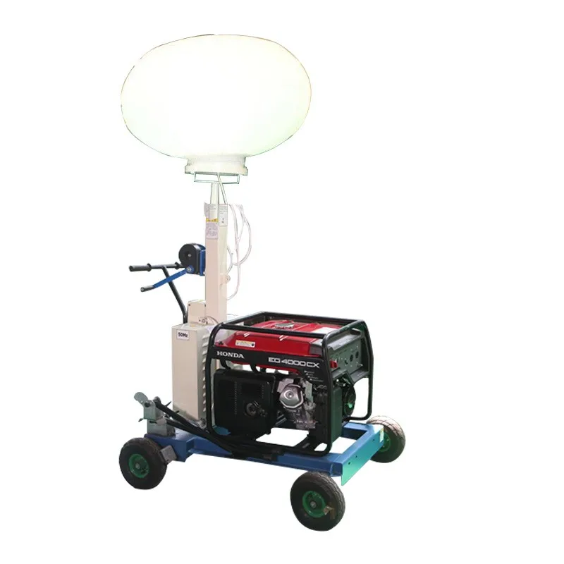 Hand Held Gasoline Diesel Generator Hydraulic Lifting Solar Mobile Light Tower Price