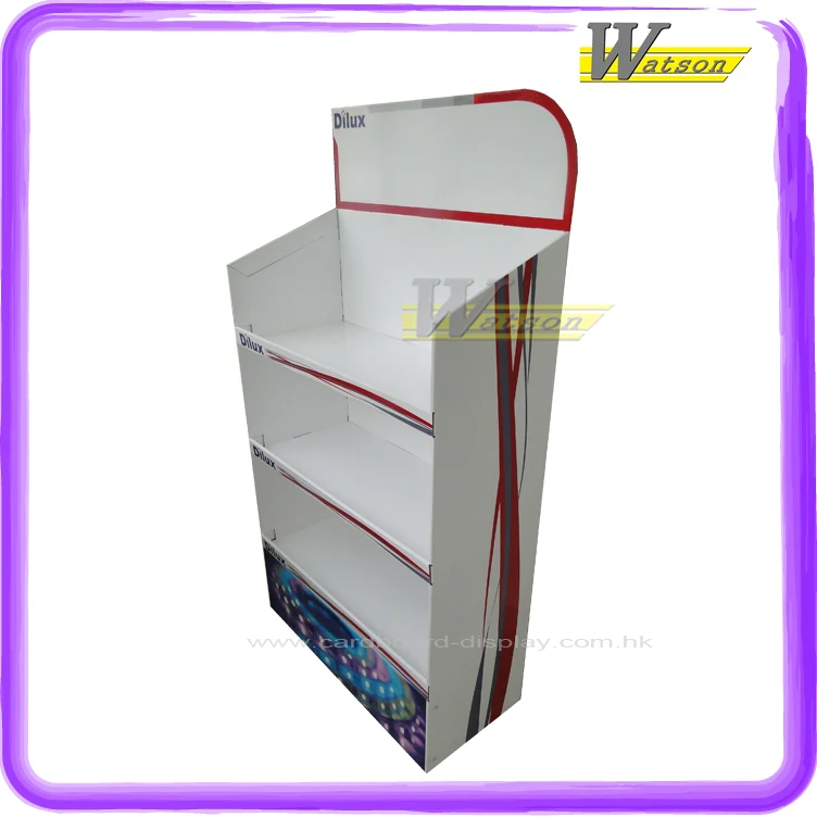 children shampoo promotion in supermarket cardboard display stands