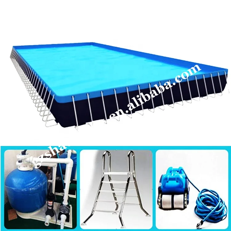 Outdoor Swimming Pool Metal Frame Swimming Pool Inflatable for Kids and Adults