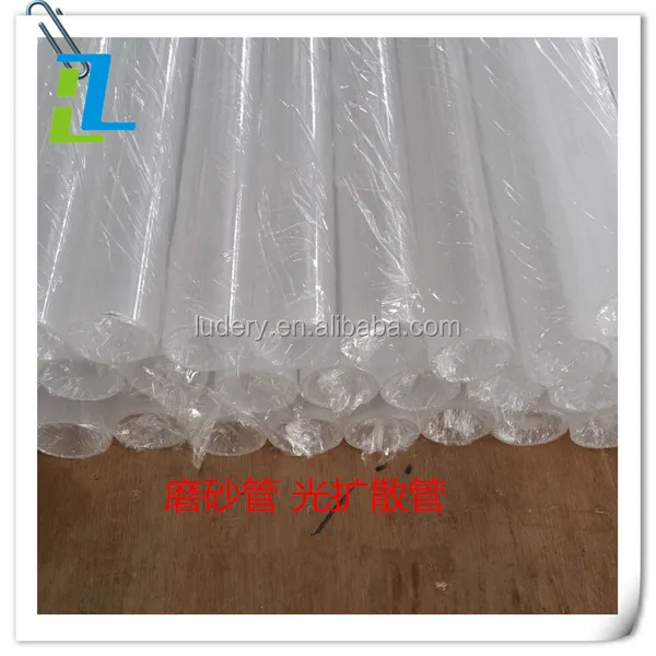 Large heat resistant casting clear acrylic plastic tube