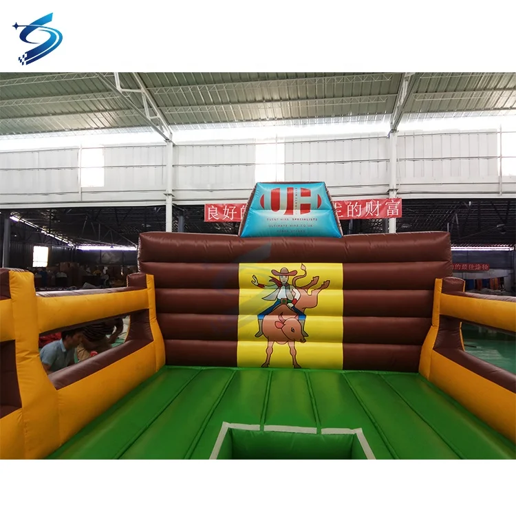 Good Price Customized shape inflatable Bullfighting Sport Games Mat Mechanical Rodeo Bull for Sale