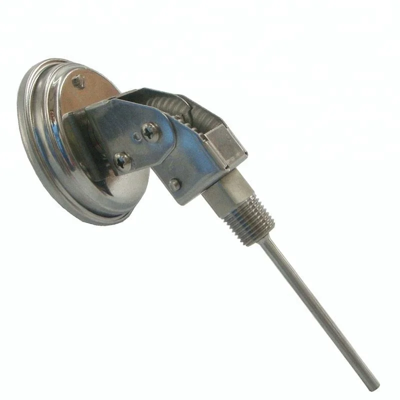 High quality Adjustable angle bimetal thermometer