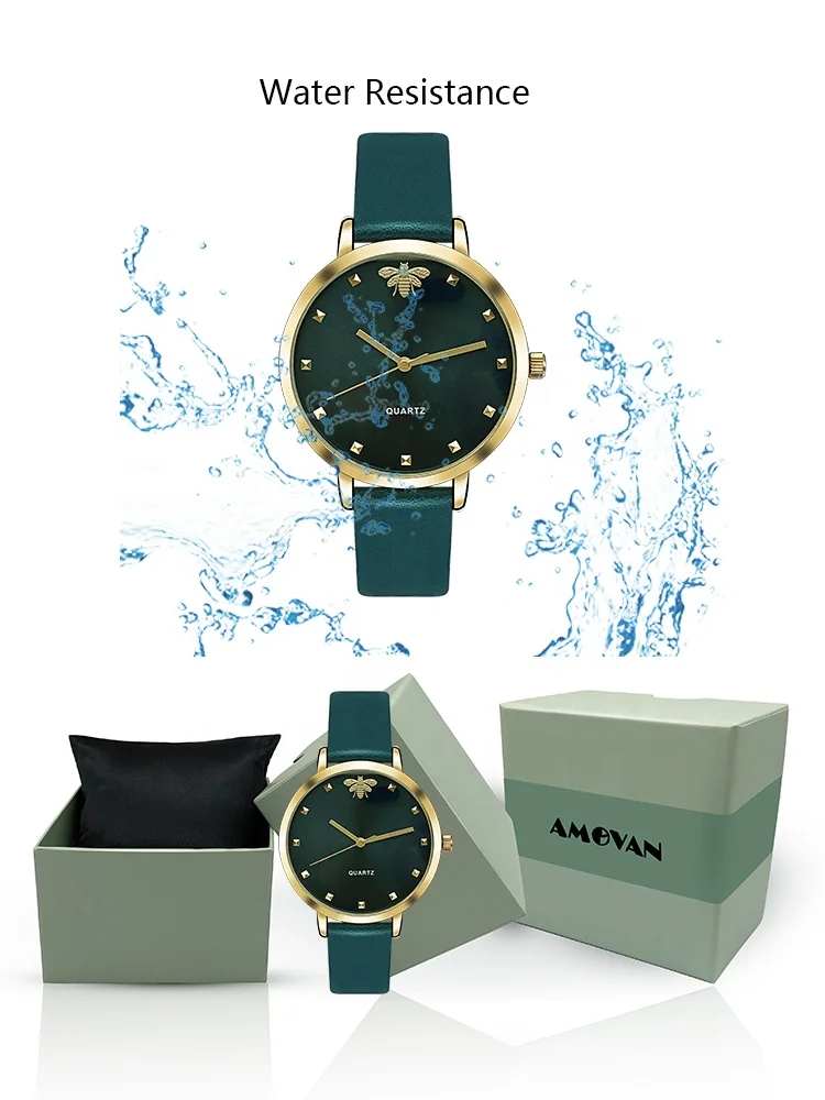 Best Selling Simple Design BEE Wrist Watch  Women Custom Movt Quartz Watches