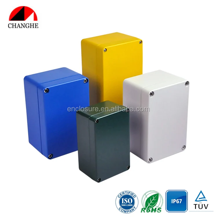 Custom IP67 die cast aluminium waterproof enclosure / aluminum junction box / aluminium electronics enclosure
