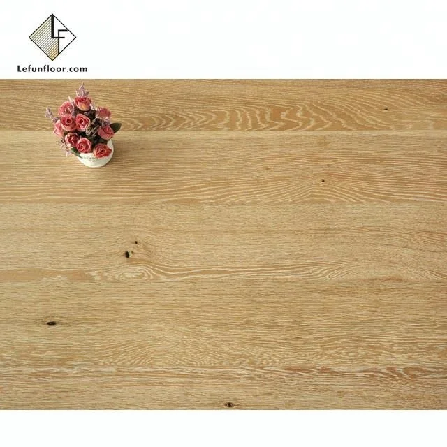 free samples uniclic limed oak wooden flooring