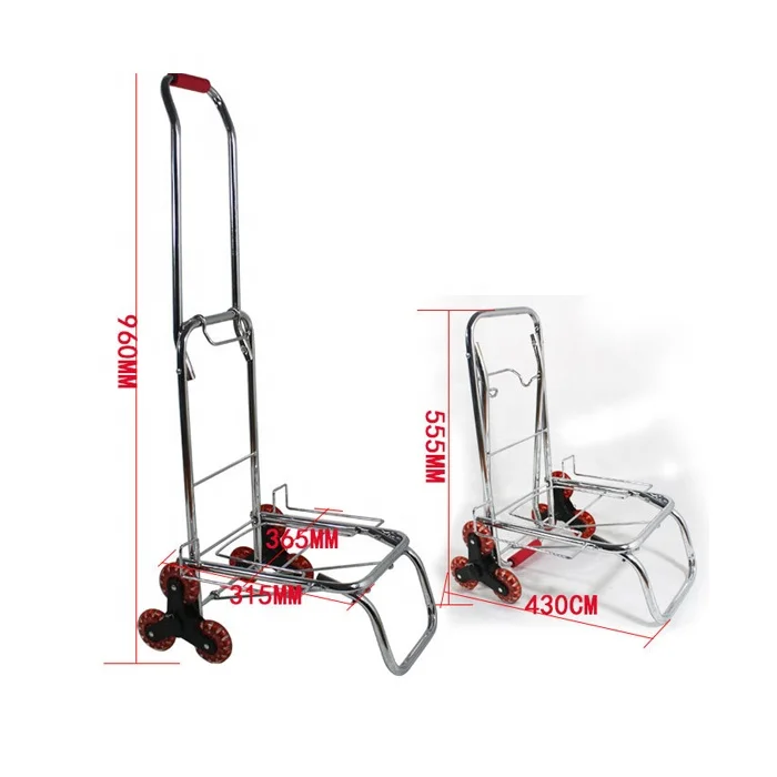 3 wheels stair climber shopping trolley cart