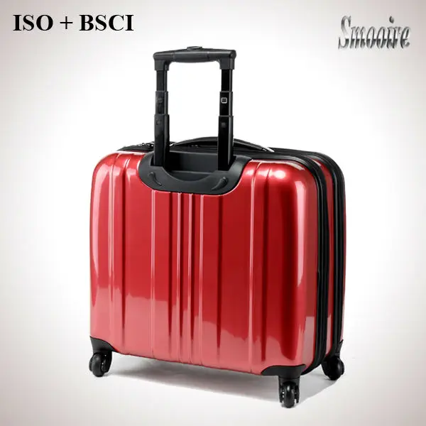 Fashionable 17.5 inch Ladies 100% PC trolley laptop bag
