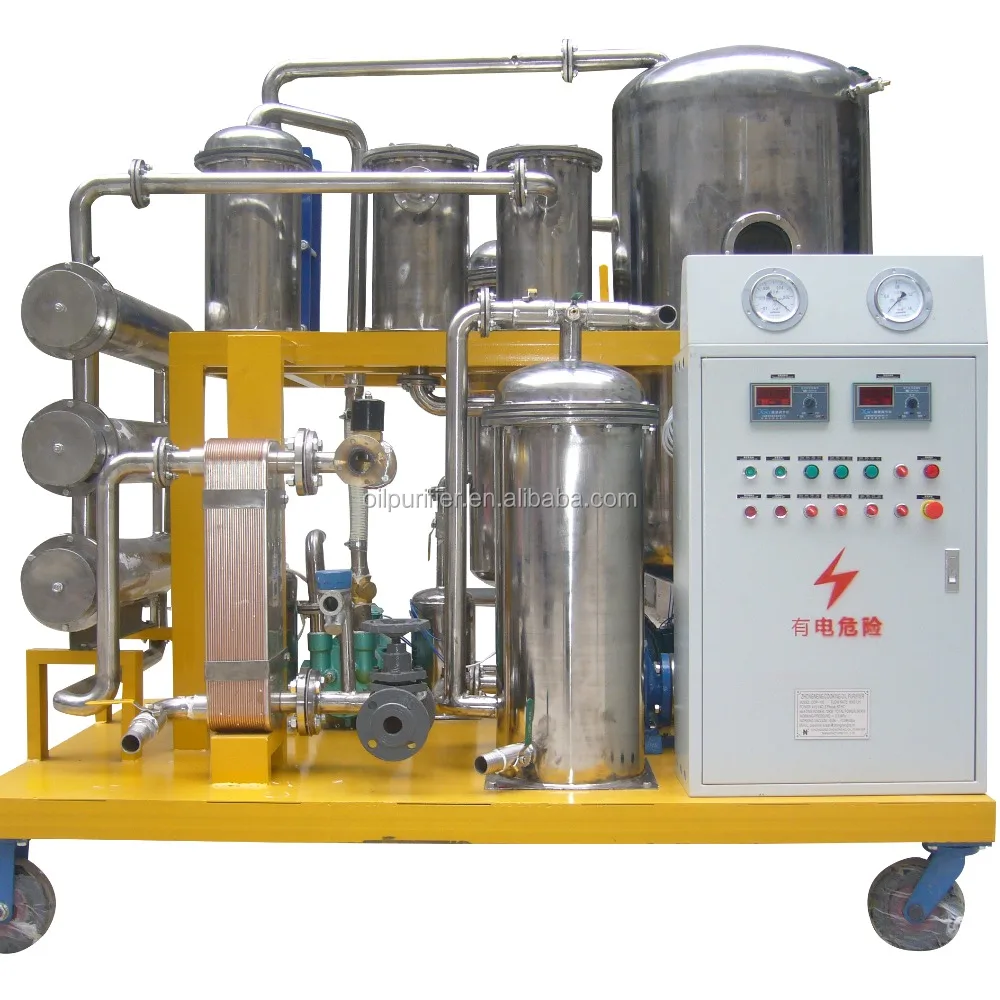 Stainless Steel Type Cooking Oil Purifier / biodiesel oil filtration system / Used Edible Oil Recycling Machine