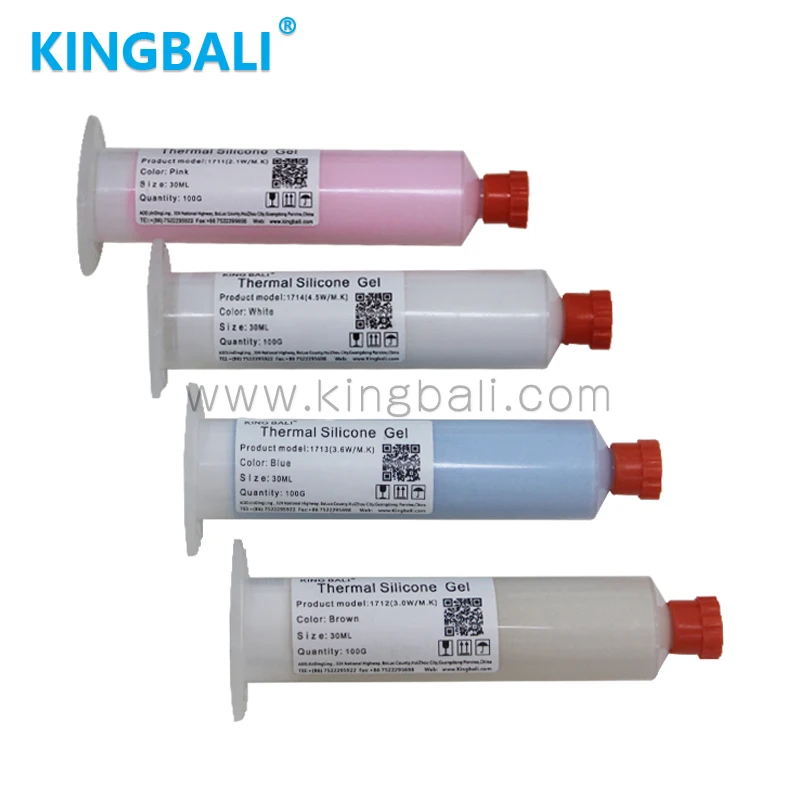 Китайский заводская цена 30 мл/35 мл/50 мл силиконовая Тепловая клей гель