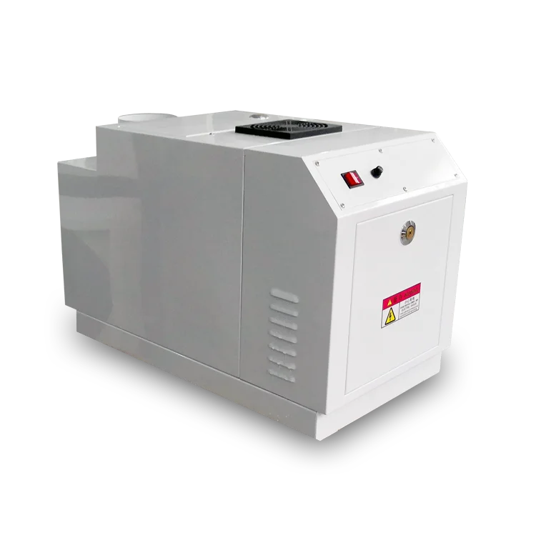 Duct type air conditioner with cool mist ultrasonic air humidifier