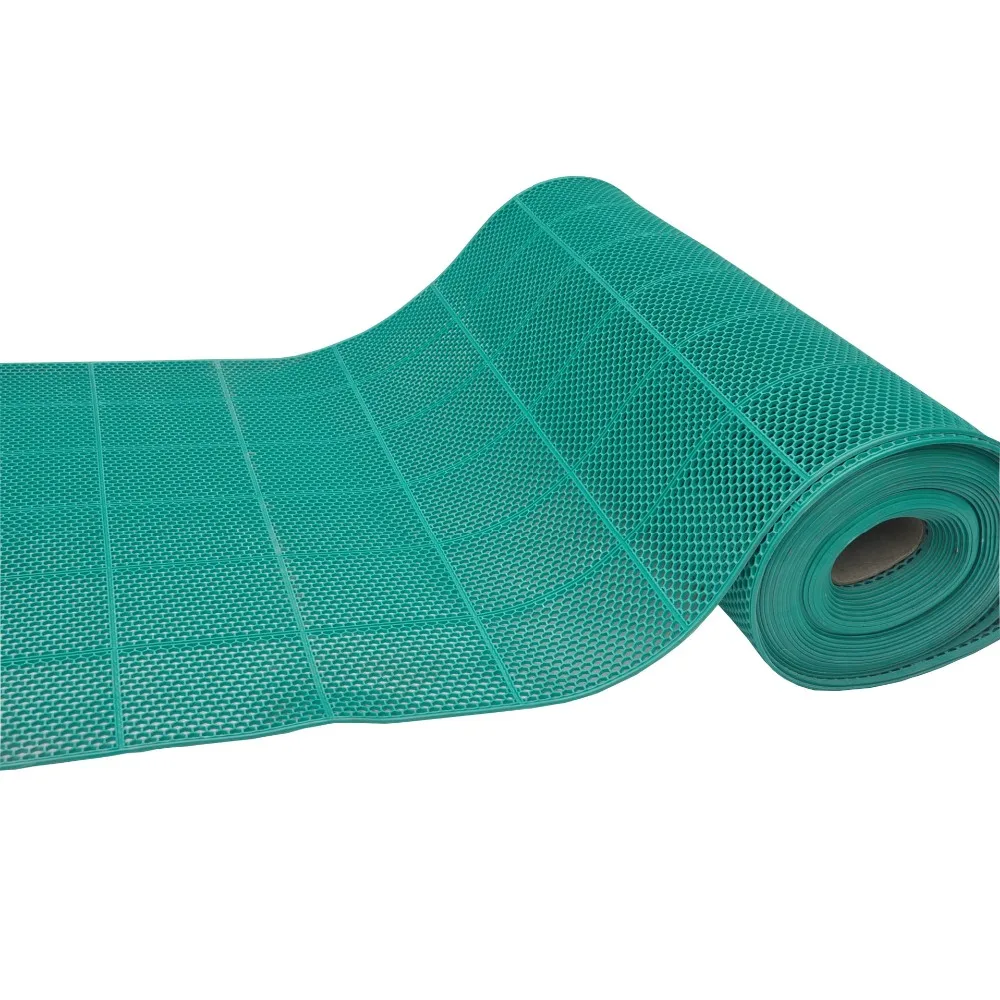 anti slip pvc floor mat Indoor outdoor hexagon PVC plastic garage floor mat