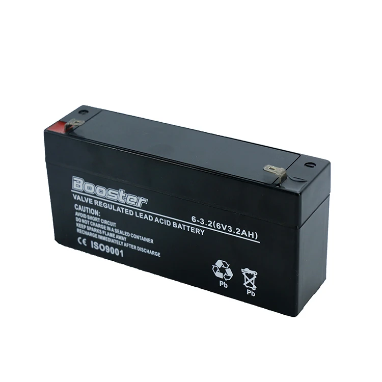 6V 3.2AH  Rechargeable Gel deep cycle Battery ups Valve Regulated Sealed Lead Acid solar power storage battery