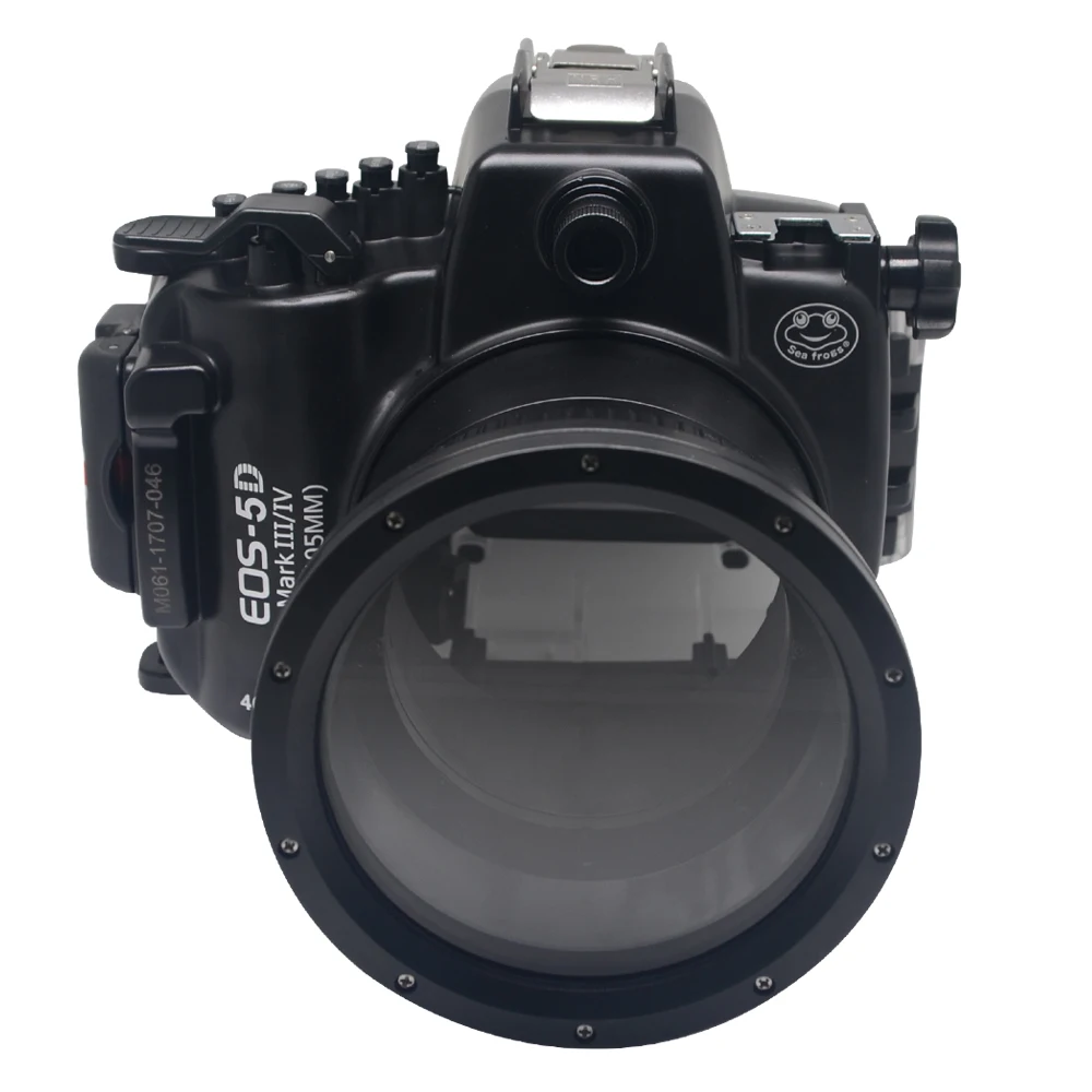 Увеличением фокусного расстояния Mcoplus 40 м/130ft подводной съёмки для Canon 5D III Характеристическая вязкость полимера 5D3 5D4 с 24-105 мм объектив подводный водонепроницаемый корпус для использования на глубине до водонепроницаемый чехол