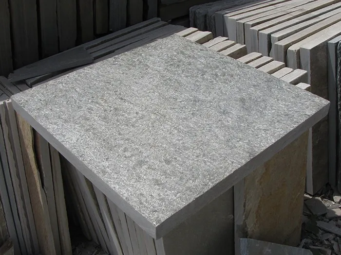 
Green Mica Schist paving tiles for walling and flooring WT44 